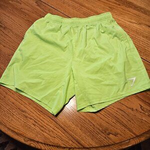 Gymshark Lime Green Athletic Shorts